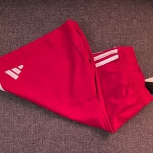 Adidas Kids Bright Red Shorts XL Kids